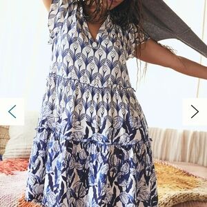 Anthropologie Patterned Women's Dress